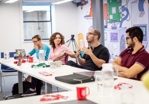 Educators at a workshop.