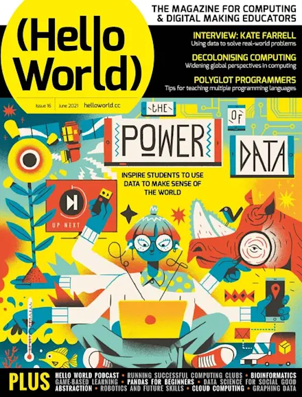 Issue 16 of the Hello World magazine