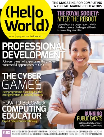 Issue 4 of the Hello World magazine