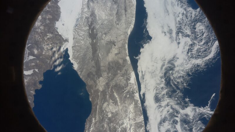 Sakhalin Oblast in Russia shown from space by an Astro Pi computer on the International Space Station