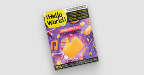 Digital image of a copy of Hello World magazine, issue 25.