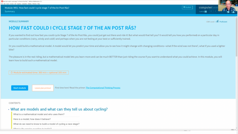 A module from Wolfram Research’s Computer-Based Maths curriculum.