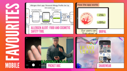 Judges’ favourite projects in the Mobile category.